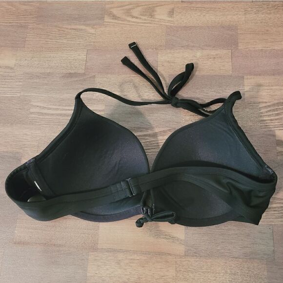 Aerie Charley Black Bikini Top Size 36C - Picture 4 of 5